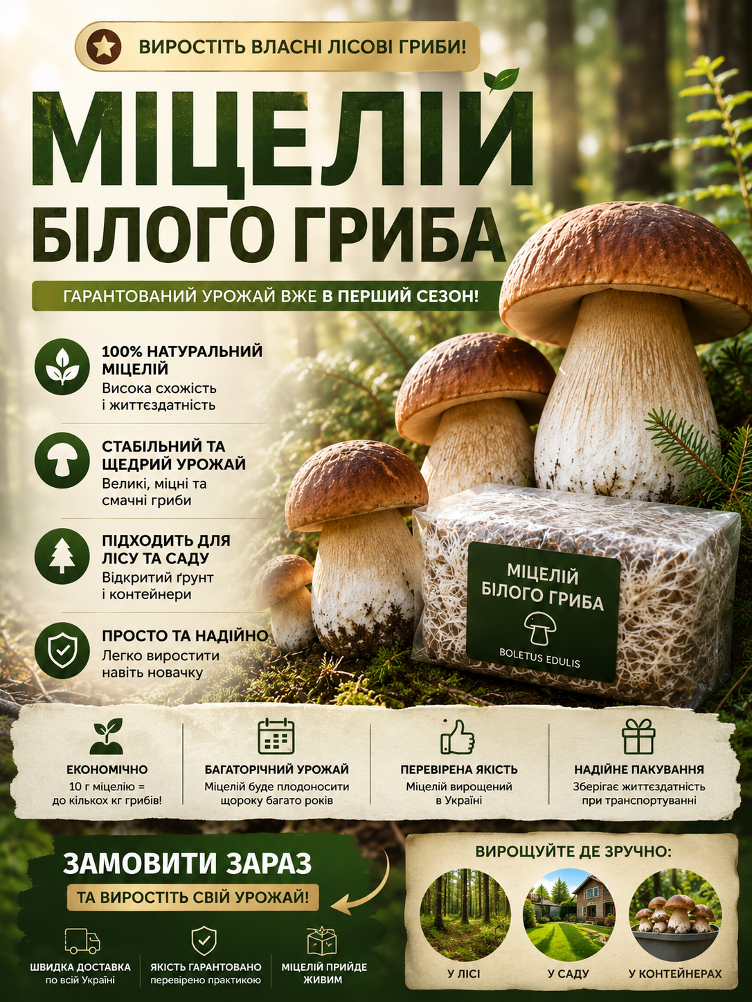 Білий гриб!
